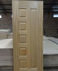 Natural Teak Veneer HDF MDF Door Skin For Commercial Interior Wood Doors Faced