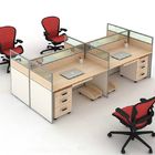 Classical Walnut Office Furniture , Customized Color Wood Conference Room Tables