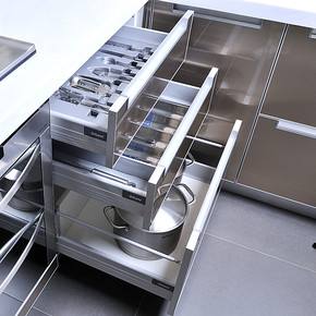 Hölzerner Korn-Melamin-Brett-Küchenschrank/moderne hölzerne Küchen-Hauptschränke