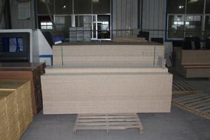 Komprimierte Holzspanplatte-Büro-Möbel mit Melamin stellten Spanplatte gegenüber