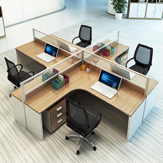 Modernes Artmelamin stellte hölzernen Exekutivschreibtischpersonal-Arbeitsplatzschreibtisch vom Direktverkauf China-Fabrik gegenüber